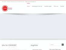 Tablet Screenshot of compoint-fahrzeugbau.de